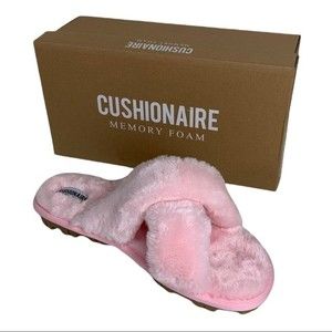 Cushionaire Sandal Women’s size 8 Cushi Blush Memory Foam